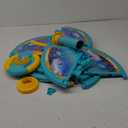 Ocean Sit and Spin Toys for Toddlers 1-3, 360 Rotation Sit n Spin, LED Light & Enlightenment Music, for Boy/Girl with 3PCS Suction Cup Spinner Toys (Blue)