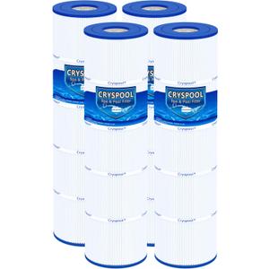 Cryspool 07079 Filter Compatible with Jandy CL340, CV340, PJAN85, R0554500, C-7459, FC-0800, A0557900, 485 Sq. Ft Pool Filter Cartridge, 4 Pack