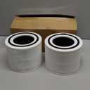 Core 300 Replacement Filter for LEVOIT Core 300 Core 300-P Core 300S Vortex Air Air Purifier, 3-in-1 H13 Grade True HEPA High-Efficiency Activated Carbon, Core 300-RF, 2 Pack, White