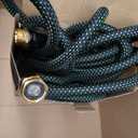 Garden Hose 50ft, Non-Expanding Flexible Hose with 10 Function Nozzle, Lightweight, Kink Free, Sturdy, Leak-Proof, Portable, Water Hose 50ft for Outdoor, Yard, Lawn, Car Wash and Camper Use