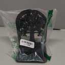 Happyhapi Book Ends, Metal Book Ends to Hold Books, Tree Decorative Bookends for Shelves, Black Book Stopper Bookend for Heavy Books, Book Holder for Shelf Home Office, 6.8 x 4.7 x 3.5(3 Pair/6 Pcs)