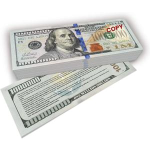 Zadin 100PACK Million Dollar Bill Gospel Tracts for Christian, Evangelism, Halloween, Bible Salvation Tracts, Gospel Zero, Church Visitor Cards 100 PCS