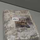 4ft Round Area Rug Living Room Rugs - 4x4 Washable Neutral Modern Abstract Soft Thin Rug Indoor Floor No Slip Rug Carpet for Bedroom Under Dining Table Home Office Decor - Brown Grey