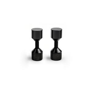 2 Pcs Aluminium Two Hole Pins Set - 1-1/8'' Diameter Alignment Pin Black