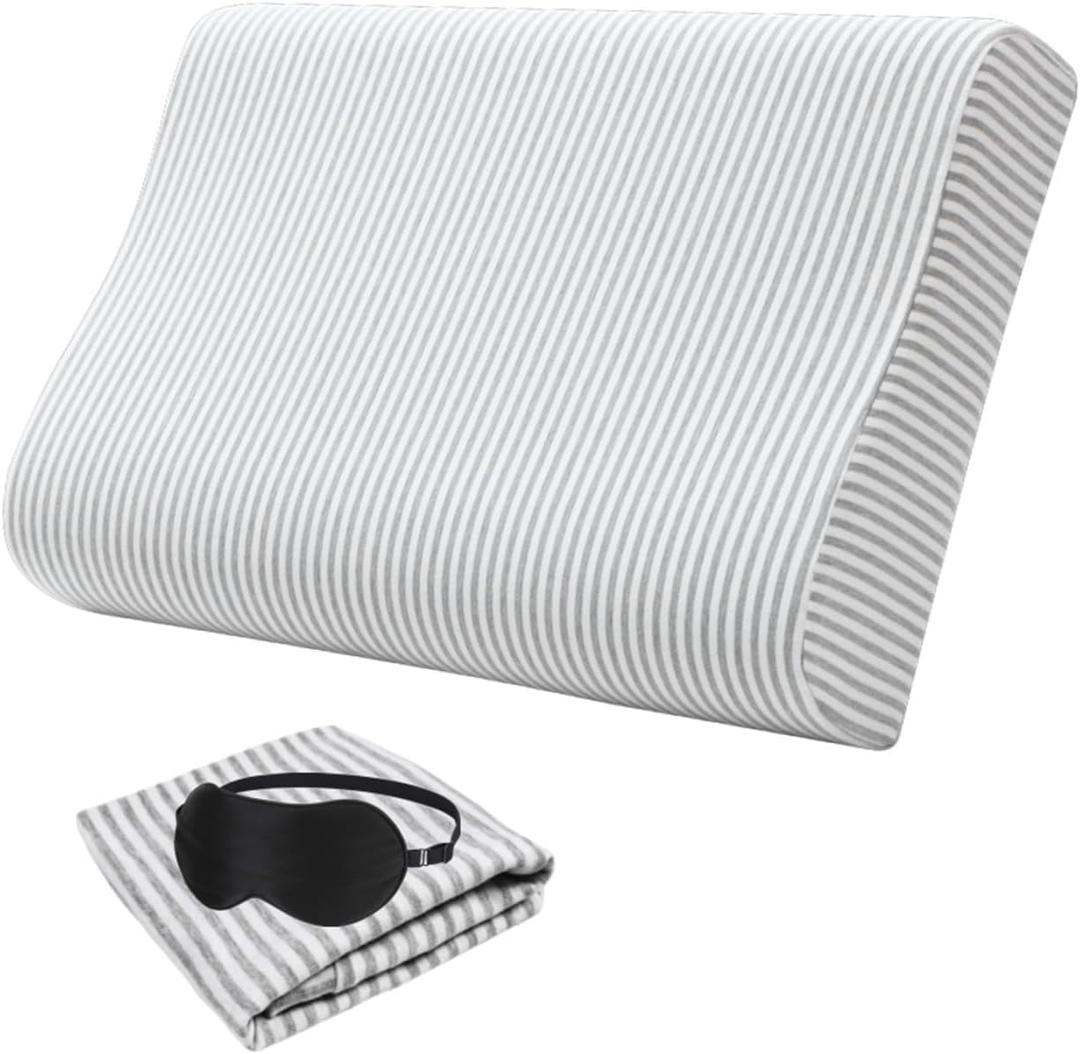 Pillow Cover for Memory Foam Pillow/Latex Pillow/Cervical Pillow,Replacement Pillow Case,Soft Cotton Pillow Protector