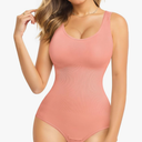 Nebility Womens' Waist Trainer Seamless Round Neck Tummy Control Shapewear Bodysuit.M,L