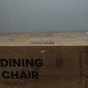 COLAMY Upholstered Dining Chairs Set of 4, Parsons Style Linen Beige Accent Chairs with High Back, for Round Kitchen Table or Small Dining Room  Comfortable & Stylish