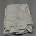 Twin Bed Skirt - Twin Size Bed Skirts 12 Inch Drop with Split Corners, Ivory Pleated Waffle Weave Bed Skirt, Tailored Dust Easy Fit, Machine Washable (12" Twin)