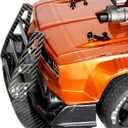 Front Bumper Bottom Plate Protective Bar Chassis Armor for ARRMA 6S 1/7 Infraction/Felony,Protective Front Bumper with mounting Screws,CF Front Splitter Upgrade Part Replace of ARA320520