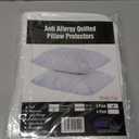UNILIBRA 2 Pack Waterproof Pillow Protector Quilted Queen Size(21"X30") (Queen Pillow Protector)