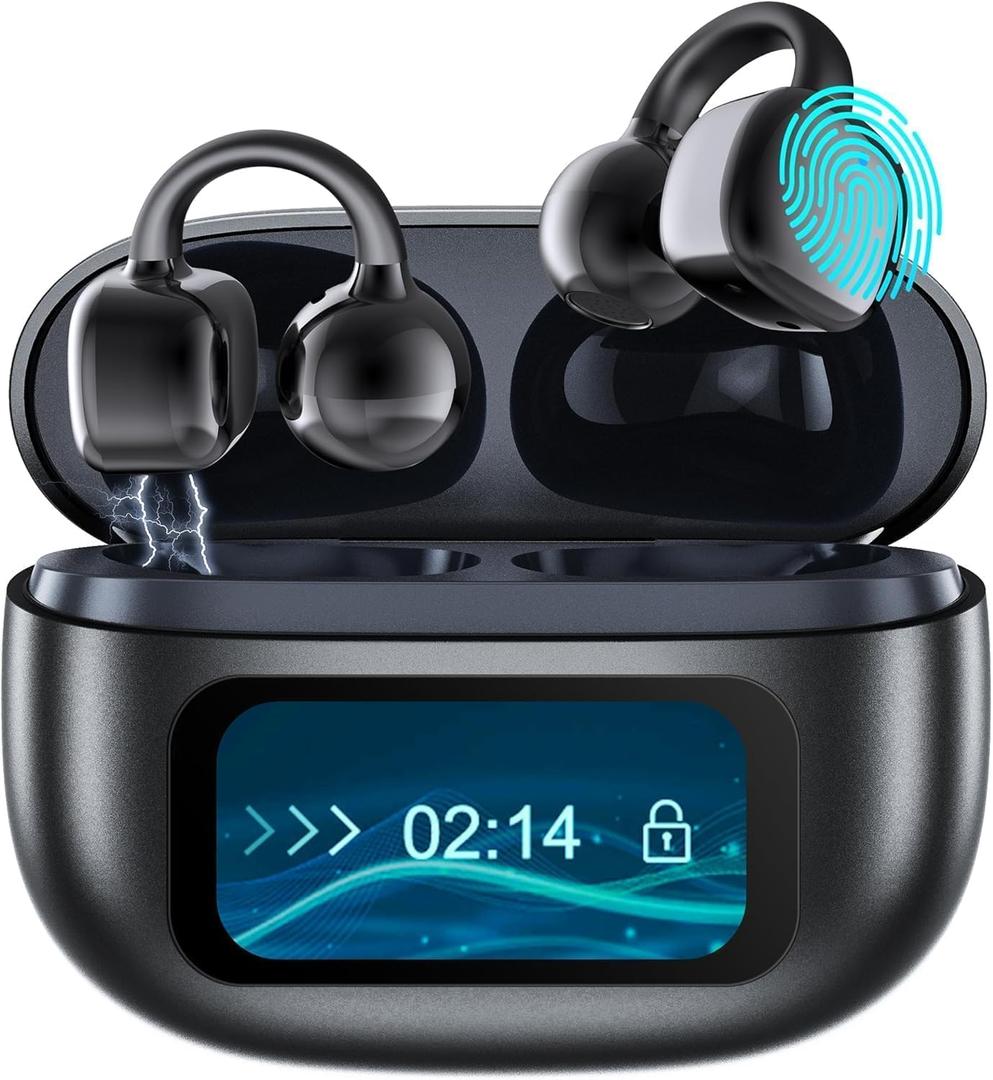 Translation Earbuds Real Time, AI 144 Language Translator Earbuds, Audifonos Traductores Ingls Espaol, 3-in-1 Open Ear Translation Headphones for Travel Learning, iOS/Android Compatible (G08-black)