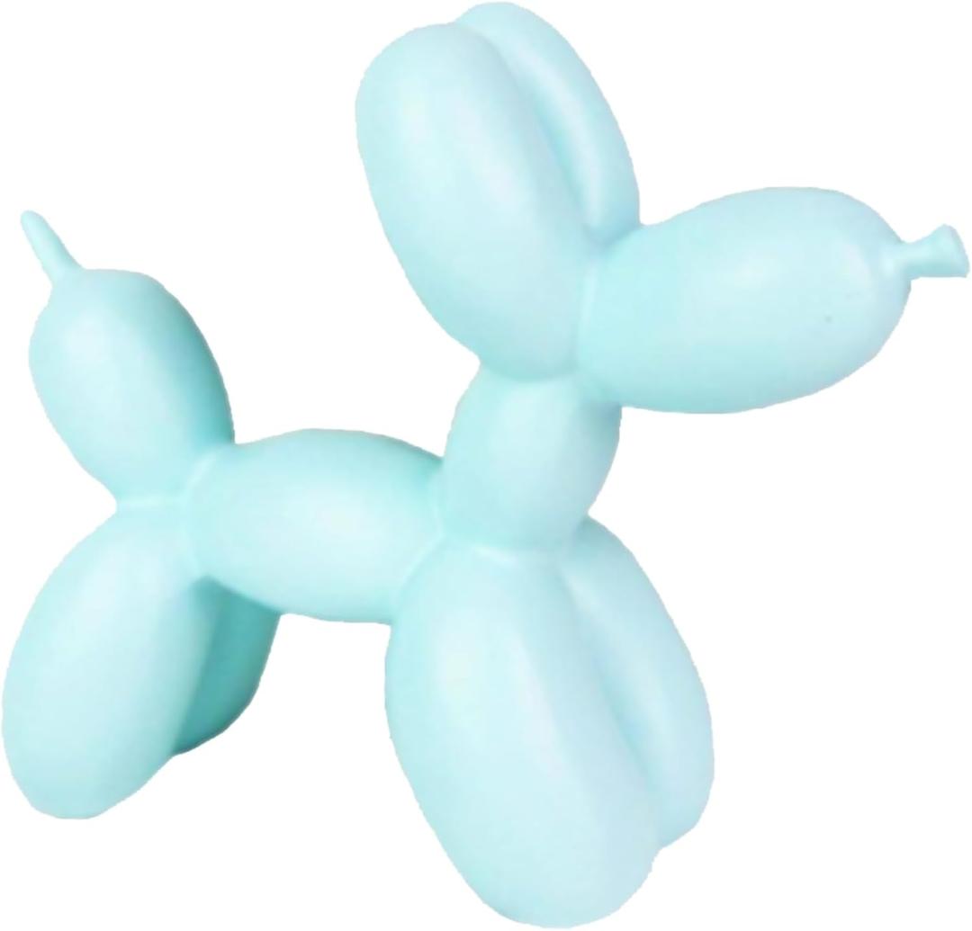 Balloon Dog Mini Art Animal Small Statue (Light Blue).