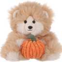 Apricot Lamb Greedy Bear Beibei Stuffed Animals for Kids, Soft Cute Plush Toys for Baby Girl and Boy, 7 Inches