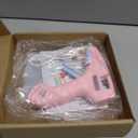 Hot Glue Gun, Cordless Hot Glue Gun with 30 Premium Glue Sticks (7×150mm), 90s Fast Heating, 2600mAh Type-C Rechargeable for DIY Crafts, Home Repairs, Creative Projects and Gift Making, Pink ﻿