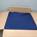 IPYNBAP Outdoor Chair Cushions Set of 4 -Waterproof Outdoor Seat Cushions for Patio Furniture, Patio Chair Cushion with Handle and Ties, Square Out Door Chair Pads,19" x 19" x 3", Navy Blue