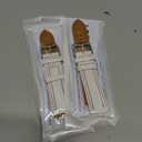 2 x LDFAS Compatible for Samsung Galaxy Watch 7/6 Classic 47mm 43mm/5 Pro 45mm Bands, 20mm No Gaps Silicone Hybrid Leather Watch Strap Compatible for Samsung Galaxy Watch 6/5/4 40mm/44mm Band