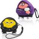 Cartoon Cover, 3D Funny Kawaii Cute Case for Air Pods Pro for Boy Girl Kid (Sponge&Star) 