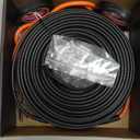 80FT Heat Tape for Water Pipes, -40F Deicing Cable,Pipe Heating Cables for Roof,GutterFarmFreeze Protetion Heat Trace Cable, Heated Water Hose,Plumbing Fixtures,120V 5W/FT