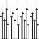 39.8''Matte Black Candle Holder with Acrylic Shades Tall 5 Arm Candelabra Black Table Centerpiece for Wedding Living Dining Room Fireplace Decoration Fit 0.98''LED Taper Candle (4pcs)