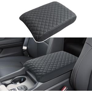 PIMCAR Center Console Cover for 2023 2024 2025 Honda Pilot, 2024 2025 Honda Ridgeline, 2024 2025 2026 Honda Passport Customized Armrest Cover Leather Interior Accessories