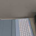 AnMengXinLing Keyboard Case for iPad 9th/8th/7th Generation/Air 3/Pro10.5,with Pencil Holder, Cute Candy Color Round Key Detachable Keyboard for iPad9/iPad8/iPad7, Blue