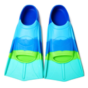 Kids Swim Fins Youth Short Blade Swimming Training Flippers Snorkeling Diving Travel Size Fins for Children Girls Boys Beginners,Lap Swimming,Comfortable Silicone Flippers with Mesh Bag, M