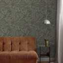 3 x Ismoon 17.3"x78.7"Tropical Peel and Stick Wallpaper Fern Forest Wallpaper Vintage Dark Green Contact Paper Jungle Leaf Removable Self-Adhesive Wall Paper for Bathroom Vinyl Roll