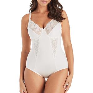 Maidenform womens Shaper With Built-in Bra Fl1456 shapewear bodysuits, Buttercream, 42DD US