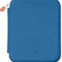 YOTO Card Case in Blue Bird Kids Accessory, Soft Portable Folder with Zipper & 64 Pockets for Player & Mini Audiobook Cards, Binder Sleeve Holder for Travel