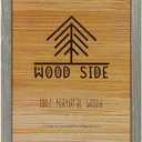 WOOD SIDE ORBIS Rustic Wooden Poster Picture Frame 20x30, Grey | Natural Solid Wood, Eco Distressed, Wall Mounting