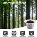 Pro Mael 360 Count Disposable K Cup Filters, Coffee Filter Paper for Keurig Brewers Single Serve 1.0 and 2.0, Use with Reusable K Cup Pods (White)