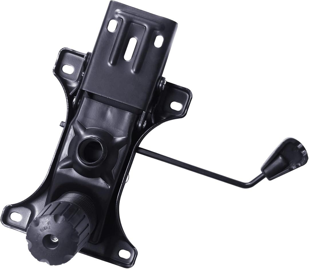 Office Chair Swivel Tilt Control Seat Mechanism Replacement Base | Heavy Duty 500Lbs Load Executive Desk and Gaming Chairs Seating Tilting Plate Parts| Mounting Hole 200×150 MM| 7.87" x 5.9"