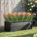 12 Bundles Artificial Flowers for Outdoors Fake Silk Flowers UV Resistant No Fade Plastic Flowers for Spring Summer Outside Garden Porch Window Box, Indoor Table Vase Home DecorYellow Rosered Purple (Colorful)