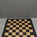 GSE Games & Sports Expert Professional Tournament Chess Board Only, Beech & Black Maple Inlaid Chessboard, Portable Chess Board for Beginners, Kids, Adults (Large: 19"/ Square: 2" Black)