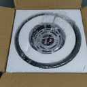 Crystal Ceiling Light Fixture, Modern Semi Flush Mount Ceiling Light,Crystal Chandelier for Kitchen Bedroom Bathroom Entryway Black (Bulb not Included)