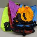 5 Pcs Compression Sacks for Backpacking 20L Camping Sleeping Bag Stuff Sacks for Backpacking Water Resistant Sleeping Bag Storage Sack for Space Saving Hiking Gear (Sports Colors)