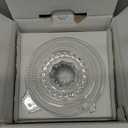 Crystalia Lemon Squeezer, Small Citrus Juicer, Extractor Manual Hand with Handle and Pour Spout, Lead-Free Heavyweight Crystal Clear Glass