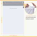 Metronic Poly Mailers 14.5x19 50Pcs, Shipping Bags for Clothes with Strong Adhesive and Tear Strip, Large Mailers Poly Bags Shipping Envelopes Bulk for Business Packing, Easy to Seal and Open, White