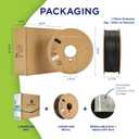 Polymaker Matte PLA Filament Cotton White 1.75mm 1kg 3D Printing Filament, PolyTerra 3D Printer PLA Filament