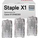 3-Pack X1 Staple Cartridge Compatible for Canon X1 0146C001 Staples Cartridges Refills (3 Cartridges, 5,000 Staples Each)