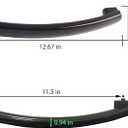 WB15X24435 Microwave Door Handle (Black),for Ge Microwave Handle Replacement for AP5957851, PS10065137, EAP10065137