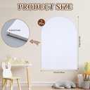 Novabright 3 Pcs Arched Foam Board 24 x 36 Inches PVC Foam Poster Board Waterproof for Signs School Projects Handicrafts Artistic Creation Indoor Outdoor(White)