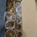 Volens 11pcs Assorted Gold Votive Candle Holders Bulk, Large Glass Votive & Tea Light Candle Holder for Wedding Table Centerpieces, Gold Party Decorations, and Home Decor