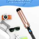 2 Inch Curling Iron Extra Long Barrel for Long Hair, Large Barrel Curling Wand Ceramic Tourmaline with LCD Display,10 Temps, Dual Voltage