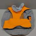 Lelepet Dog Coat Waterproof Dog Jacket Reflective Fleece Vest with Adjustable Buckle & Leash Hole Windproof Cold Weather Coats for Small Medium Large Dogs, Warm Hunting Vest, Orange, XL