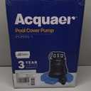 Acquaer 1/4 HP Automatic Swimming Pool Cover Pump, 2250 GPH Submersible Sump Pump with 3/4 Check Valve Adapter & 25ft Power Cord, Water Removal for Pool, Hot Tubs, Rooftops, Water Beds and more