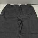 GRAPENT Wide Leg Jeans for Women High Waisted Straight Leg Stretchy Cropped Denim Pants with Pockets Jean Trousers Size M