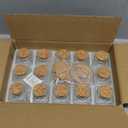 BLUE PANDA 15 Pack Small Glass Bottles with Cork Stoppers - Mini Jars with Cork Lids, Twine, and Blank Tags for Crafting & Spices - Small Bottles 1.7 Oz (50ml)