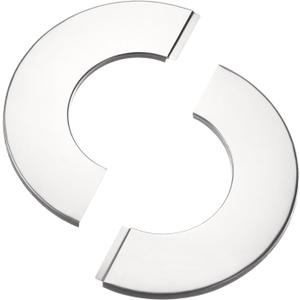 Wall Split Flange, Stainless Steel Round Escutcheon Plate for 2.4"/61mm Diameter Pipe, Pack of 3 (61mm/2.40'')