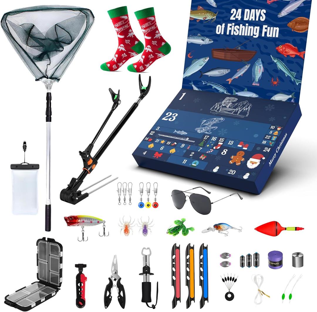 Mystery Fishing Gift Box for Him  Fun Angling Surprises, Valentines Day Present for Boyfriend, Son, Husband & Outdoor Hobby Fans